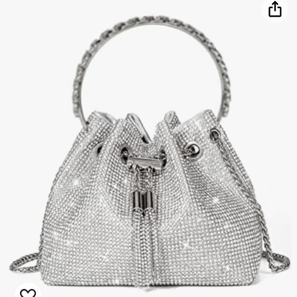 NEW STUNNING Crystal Rhinestone Bag,MSRP$259,Clutch,Handbag,Crossbody,Evening
